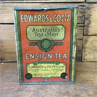 Edwards & Co Ensign Tea 14lb Tin