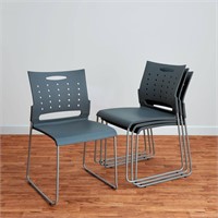 (4 Chairs ) Alera Continental Series Perforated