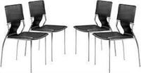 Ashly Zuo Modern Trevi Dining Chair (Set of 4)