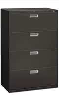 HON® 600 Series Four-Drawer Lateral File, 36w x