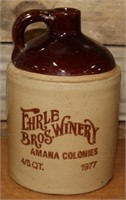 Ehrle Bros. Winery Small Crock Jug 4/5 QT.