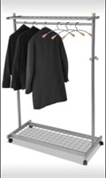 Garment Racks, Two-Sided, 2-Shelf Coat Rack, 6