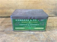 Edwards & Co Coffee & Chicory 1lb Tin