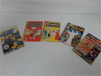 (5) COMIC BOOKS - XMEN, RITCHIE RICH, SPIDERMAN,