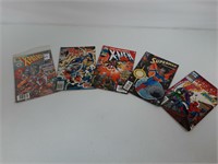 (5) COMIC BOOKS - XPATROL, THOR, XMEN, SUPERMAN