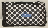 Thirty-One Black Spotty Dot About Town Blanket