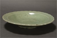 Chinese Ming Dynasty Celadon Dish,