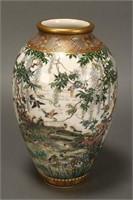 Impressive Japanese Satsuma Vase by Kinkozan,