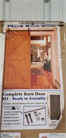 Plank Barn door kit 
Some box damage