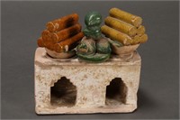 Chinese Tang Dynasty (618-906) Offerings and Table