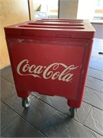 Coca Cola Rolling Ice Caddy