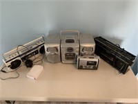 Selection of Tape Players / Radios