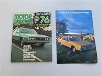 2 x Leyland P76 Dealership Brochures
