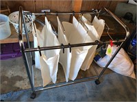 ROLLING LAUNDRY RACK AND HAMPER