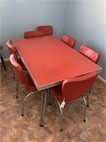 Superb 1960’s Laminate Kitchen Table and Chairs