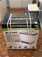 New in Box Companion Portable Twin Tub Washing