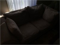 BEAUTIFUL SUEDE COUCH