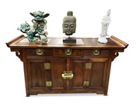 Chinese Rosewood Altar Cabinet,