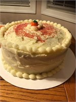 Pumpkin Cake with Cream Cheese Frosting by Alice