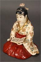 Japanese Kutani Porcelain Figure,