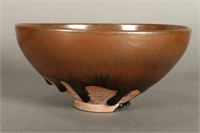Chinese Hare's Fur Glaze Bowl,