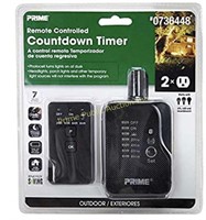 PRIME $18 Retail Lighting Timer
2-Outlet Plug-In