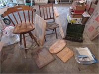 chairs,cutting boards & misc items