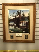 Leo Stans , 1990 Le print, Boundary Waters artist