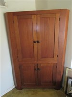 1800's corner cabinet from Noblesville Craig home