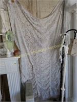 1 panel lace curtain