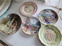 Lot of 5 plates