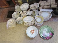 all hand painted porcelain dishes & bowls