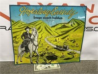 Vintage Tin litho 1950 Hopalong Cassidy board gam