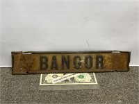 Bangor Wisconsin state bank advertising license