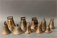 Grouping of Many Brass Bells-Small