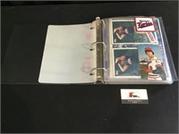 Twins Baseball Cards & Binder