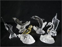 Collection of Art Glass  Animals Baccarat Daum-6
