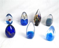Hand Blown/ Cast Art Glass Sculptures