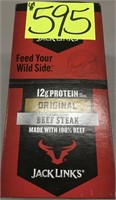 Jack Links original beef steaks 12-1oz pk exp 3-21
