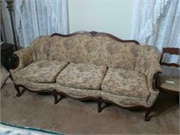 Vintage Fogle Furniture Tapestry Sofa