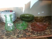 Depression & Vintage Glass Lot
