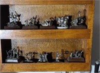 Assorted Pewter Animals