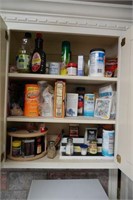 contents of cabinet