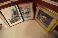 3 framed prints