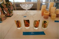 4 Playboy glasses