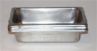 (4) 1/4 SIZE STAINLESS STEEL STEAM TABLE PANS