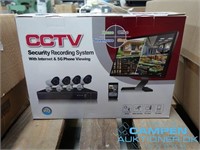CCTV Overvågningssæt, 4 kameraer