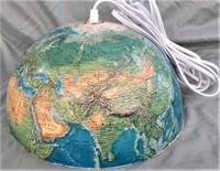 UNIQUE WORLD GLOBE HANGING LIGHT FIXTURE