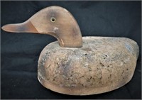 VINTAGE WOOD DUCK DECOY *CORK*BALSA