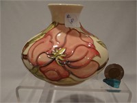 Moorcroft Pottery vase, sgd. J.K., #75/94, 4 1/4"h